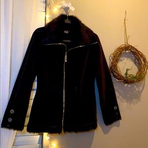 Black Faux Fur jacket